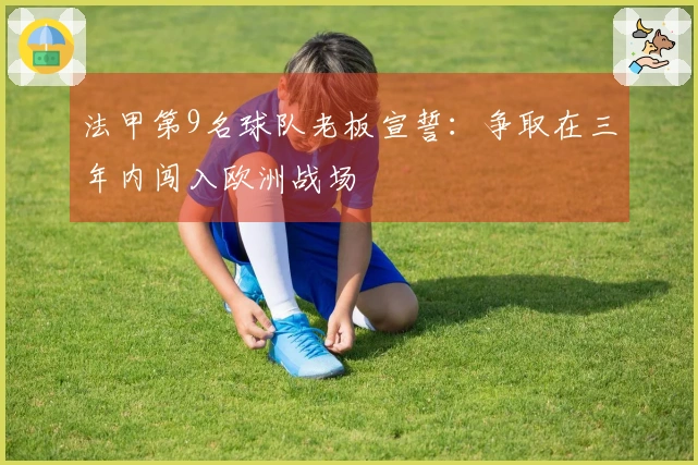 法甲第9名球队老板宣誓：争取在三年内闯入欧洲战场
